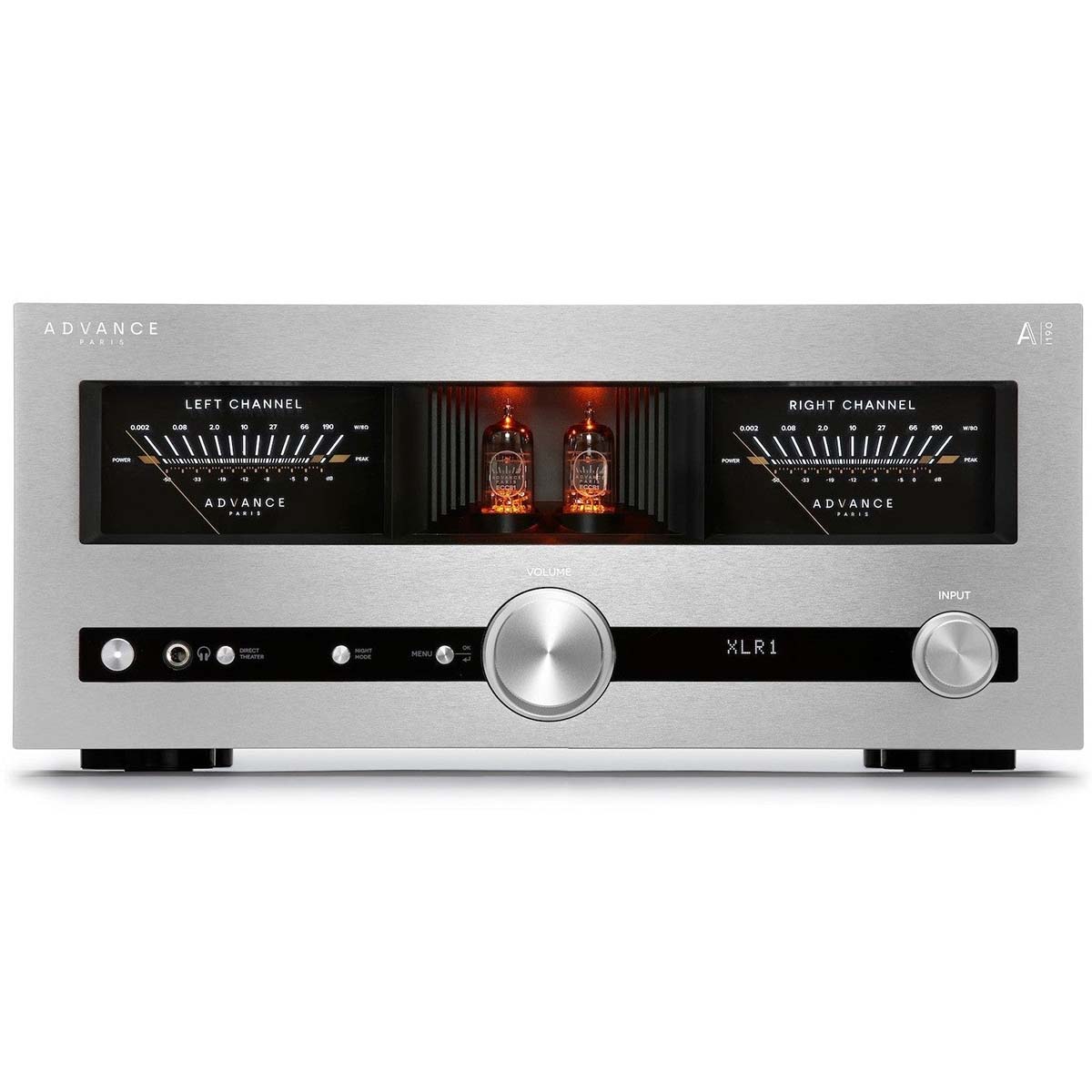 Advance Paris NOVA A-i190 Integrated Amplifier - Silver - front view