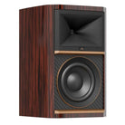 JBL Summit Ama Stand-Mount Loudspeakers - Ebony - single speaker without grille angled right