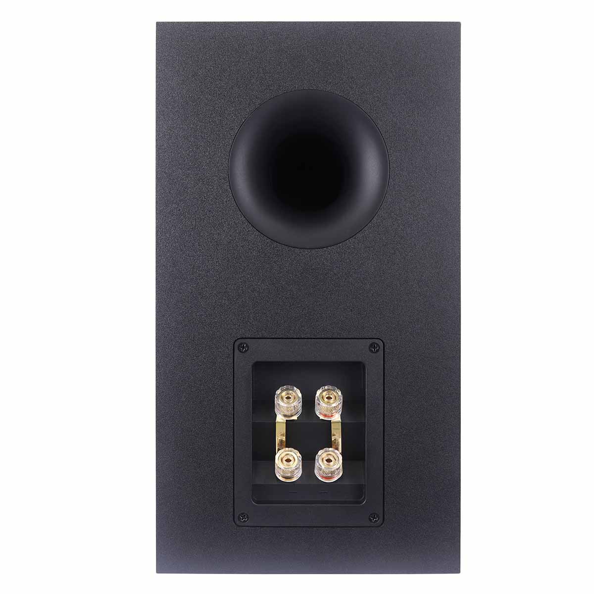 Rotel Amora 5 Passive Bookshelf Loudspeakers - Black - rear view