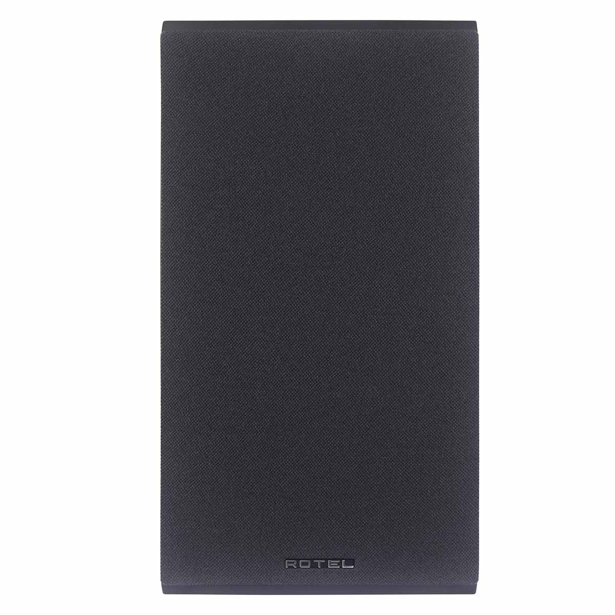 Rotel Amora 5 Passive Bookshelf Loudspeakers - Black - front view with grille