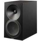 Paradigm Premier 120B V2 Bookshelf Speaker - Each black walnut angled front view without grille