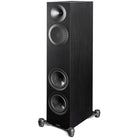 Paradigm Premier 720F V2 Floorstanding Speaker - Each black walnut angled front view without grille