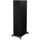 Paradigm Premier 820F V2 Floorstanding Speaker - Each black walnut angled front view with grille