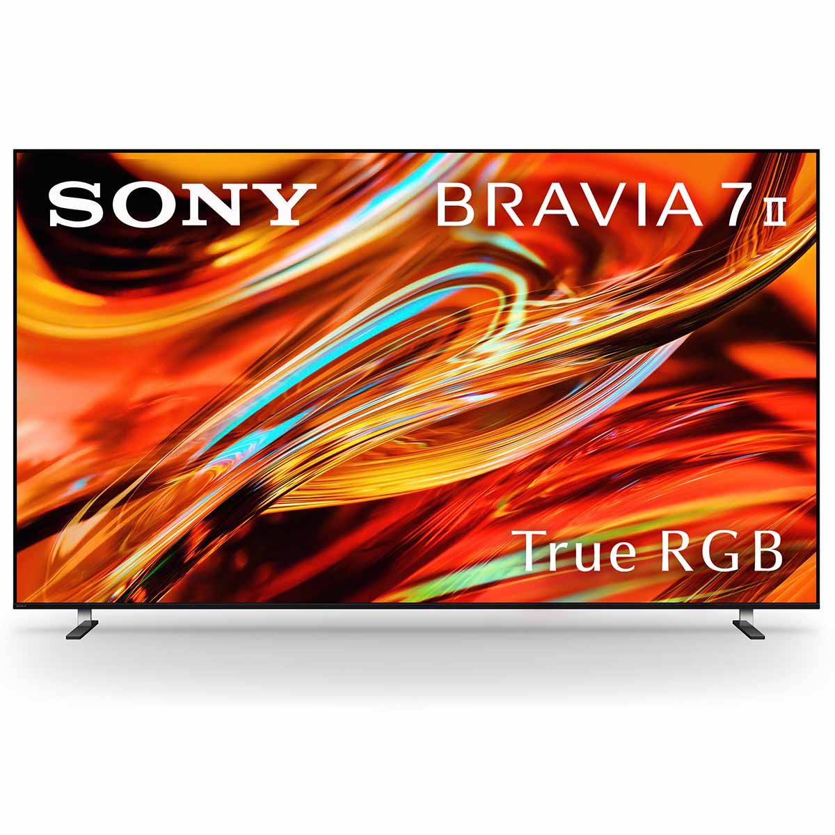 Sony BRAVIA 7 II True RGB 4K HDR Google TV with Gemini front view of 98"