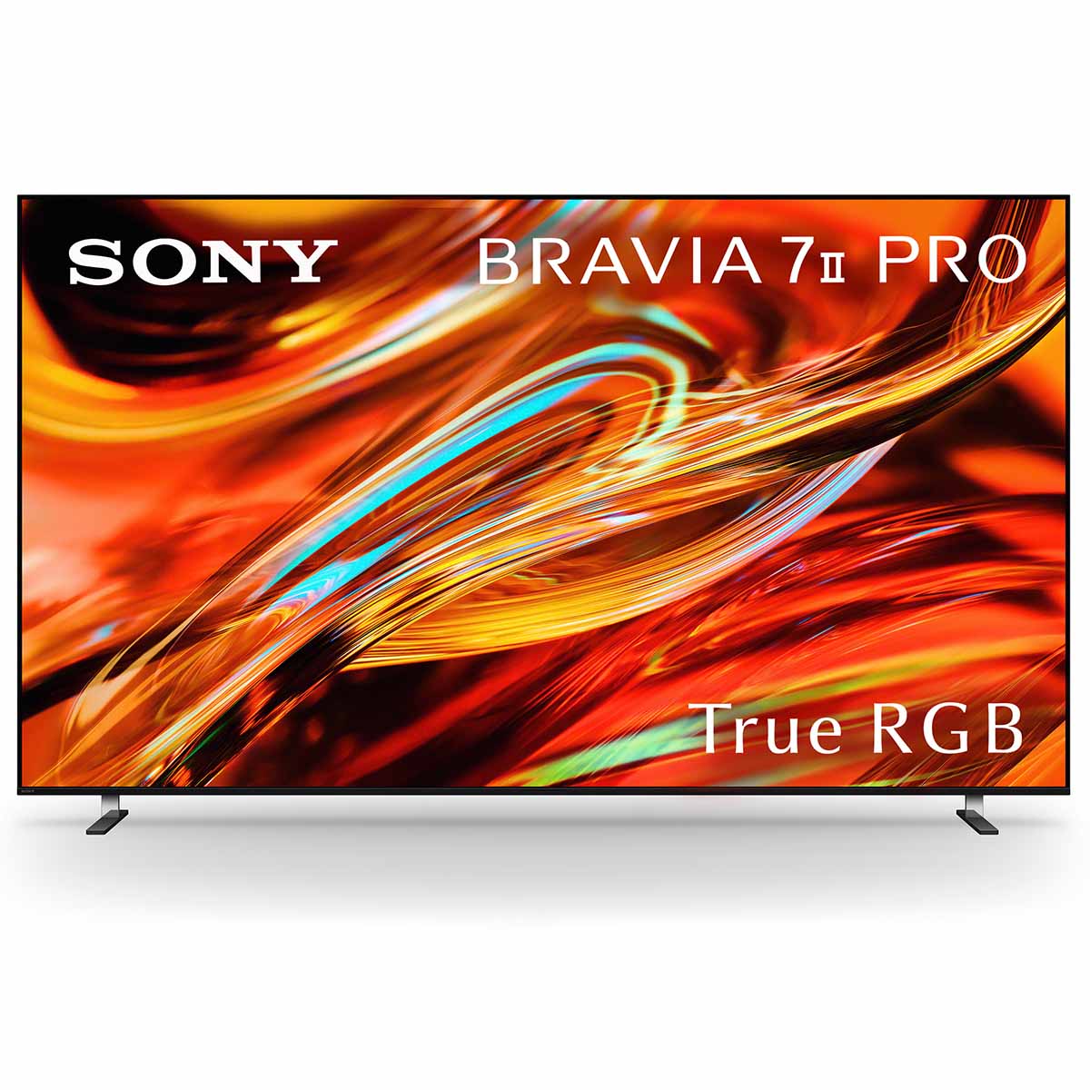 Sony BRAVIA 7 II PRO True RGB 4K HDR Google TV with Gemini front view of 98"