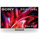 Sony BRAVIA 9 II True RGB 4K HDR Google TV with Gemini front view of all sizes except 115"