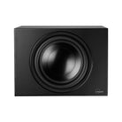 Lyngdorf BW-3 Black Audiophile Subwoofer front view without grille