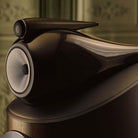 Bowers & Wilkins 801 D5 Floorstanding Loudspeaker - detail of top drivers of Dark Walnut speaker