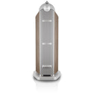 Bowers & Wilkins 801 D5 Floorstanding Loudspeaker - rear view of single Light Walnut speaker