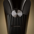 Bowers & Wilkins 801 D5 Floorstanding Loudspeaker - detail of rear of single Stealth Black speaker
