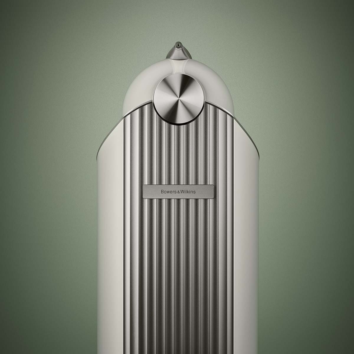 Bowers & Wilkins 801 D5 Floorstanding Loudspeaker - detail of rear of single Warm White speaker