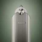 Bowers & Wilkins 801 D5 Floorstanding Loudspeaker - detail of rear of single Warm White speaker