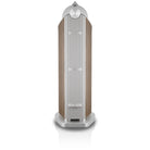 Bowers & Wilkins 802 D5 Floorstanding Loudspeaker - rear view of single Light Walnut speaker