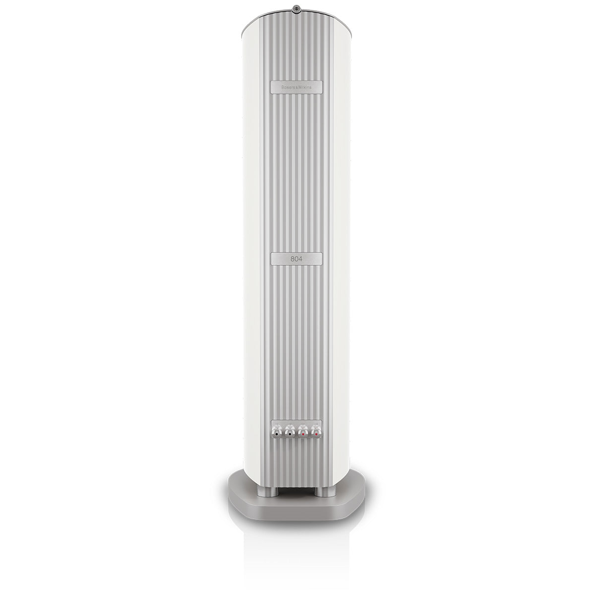 Bowers & Wilkins 804 D5 Floorstanding Loudspeaker - rear view of single Warm White speaker