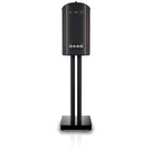 Bowers & Wilkins 805 D5 Bookshelf Loudspeaker - rear view of single Dark Walnut speaker on stand