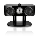 Bowers & Wilkins HTM81 D5 Center Channel Loudspeaker - front view of Stealth Black speaker without grilles