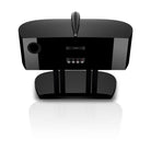 Bowers & Wilkins HTM81 D5 Center Channel Loudspeaker - rear view of Stealth Black speaker