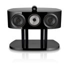 Bowers & Wilkins HTM82 D5 Center Channel Loudspeaker - front view of Stealth Black speaker without grilles