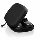 Bowers & Wilkins Px7 S3 Over-Ear Noise-Cancelling Headphones - Black - headphones laying flat in partly-open case