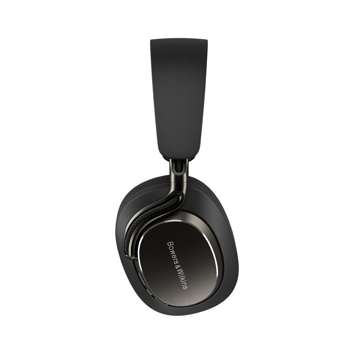 Bowers & Wilkins Px8 S2 Wireless Over-Ear Headphones - Black - side view of right earphone facing right