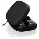 Bowers & Wilkins Px8 S2 Wireless Over-Ear Headphones - Black - unit laying flat in open carrying case