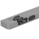 Sony BRAVIA Theater Bar 7 Soundbar front top and side view angled right graphic showing internal speakers detail of left side of unit