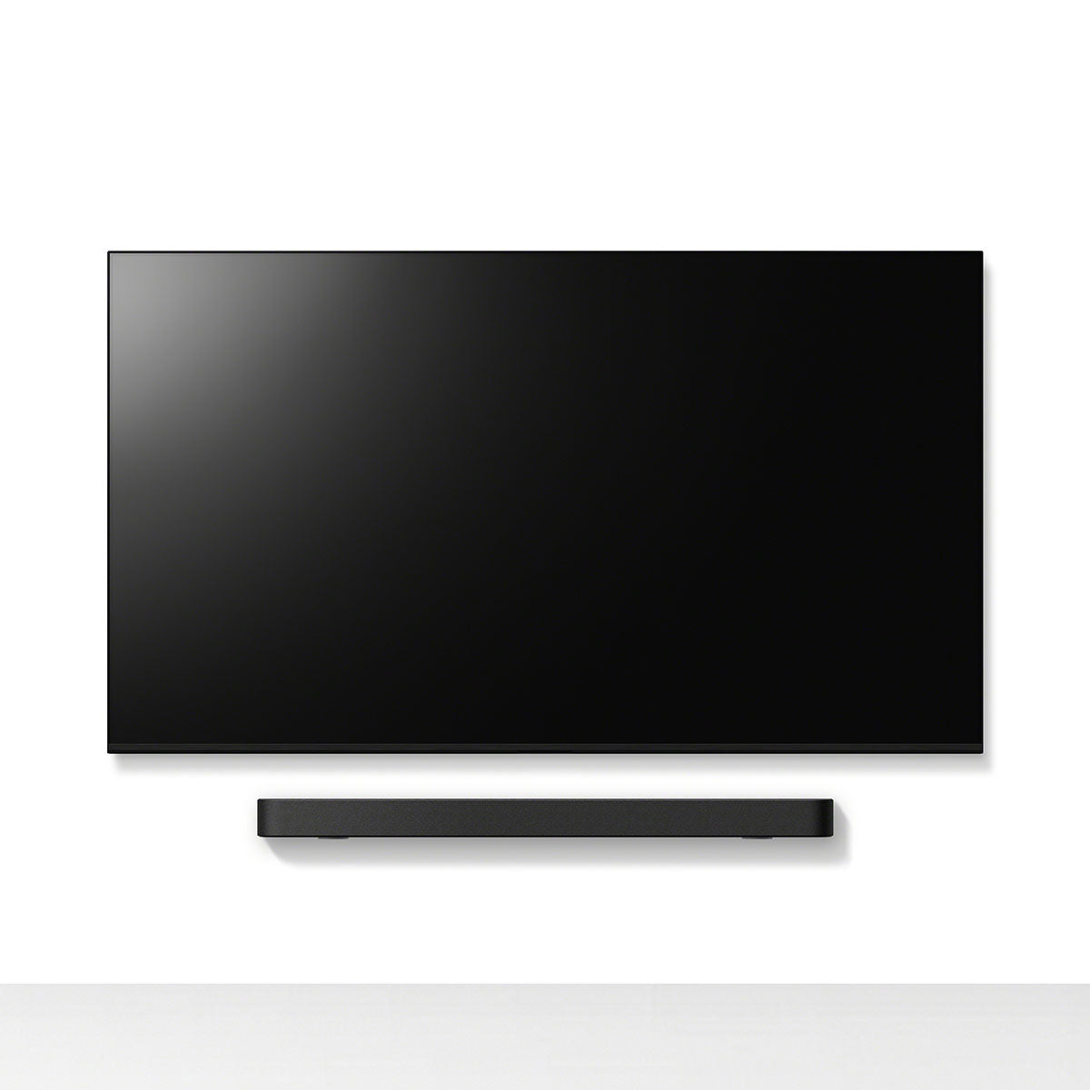 Sony BRAVIA Theater Bar 7 Soundbar front view mounted on wall below TV