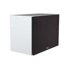 Lyngdorf BW-3 White Audiophile Subwoofer with grille angled right