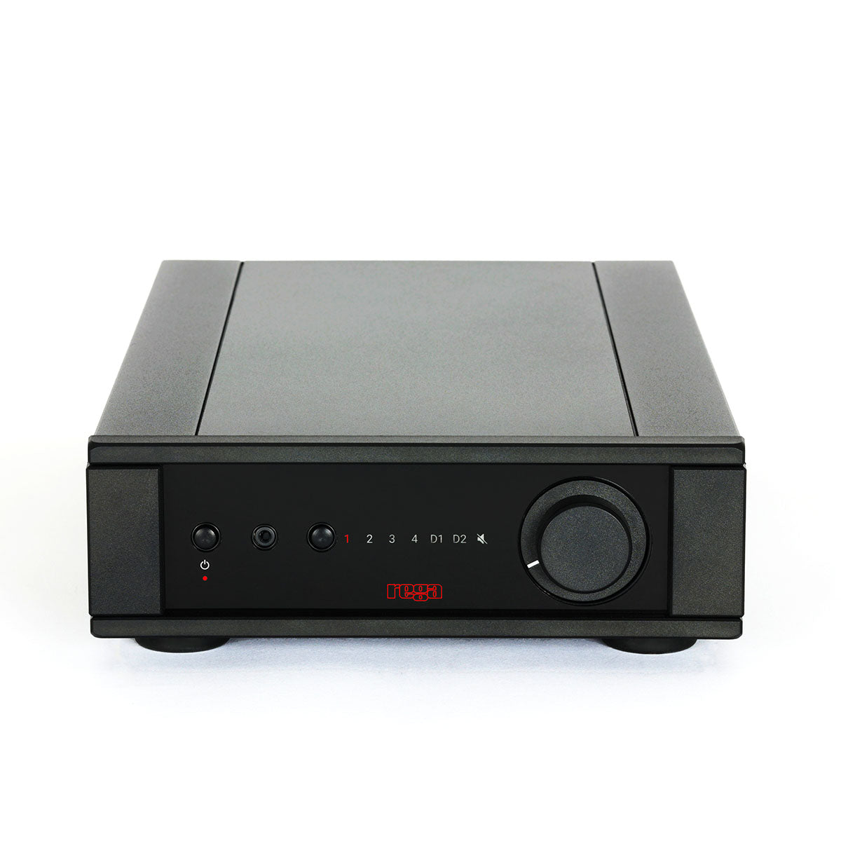 Rega Brio MK7 Integrated Amplifier - front and top view angled