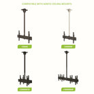 Kanto CM-EXT60 Extension for Indoor CM Series Hanging Ceiling TV Mounts, 60 cm