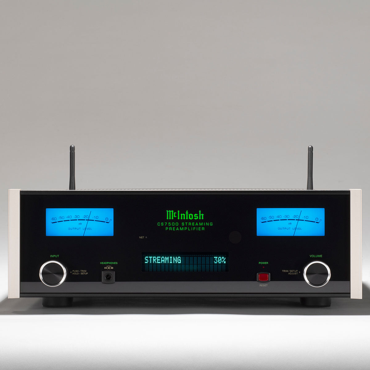 McIntosh CS7500 Streaming Preamplifier -  front view