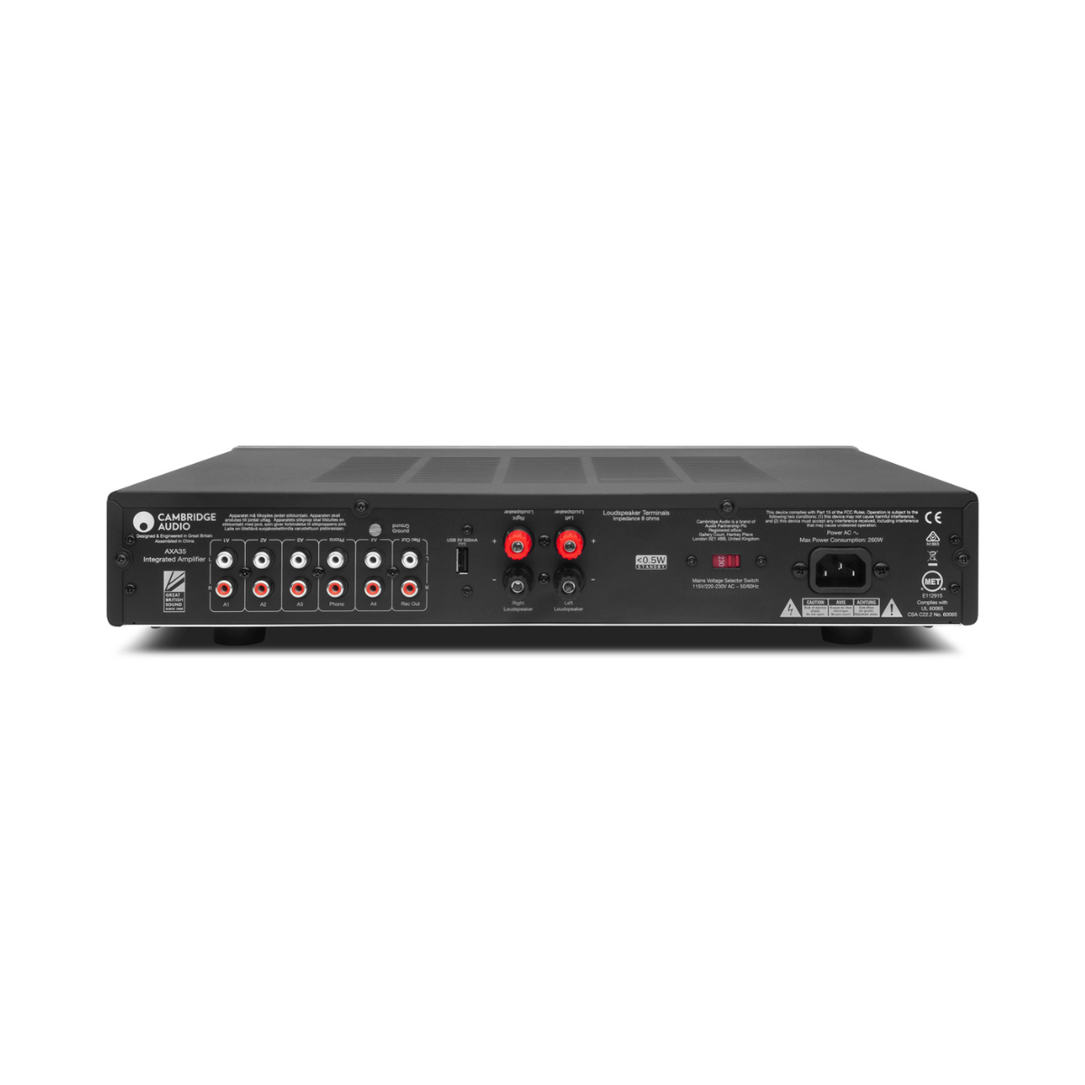 Cambridge Audio AXA35 Integrated Stereo Amplifier with (Built-in) Phono-Stage