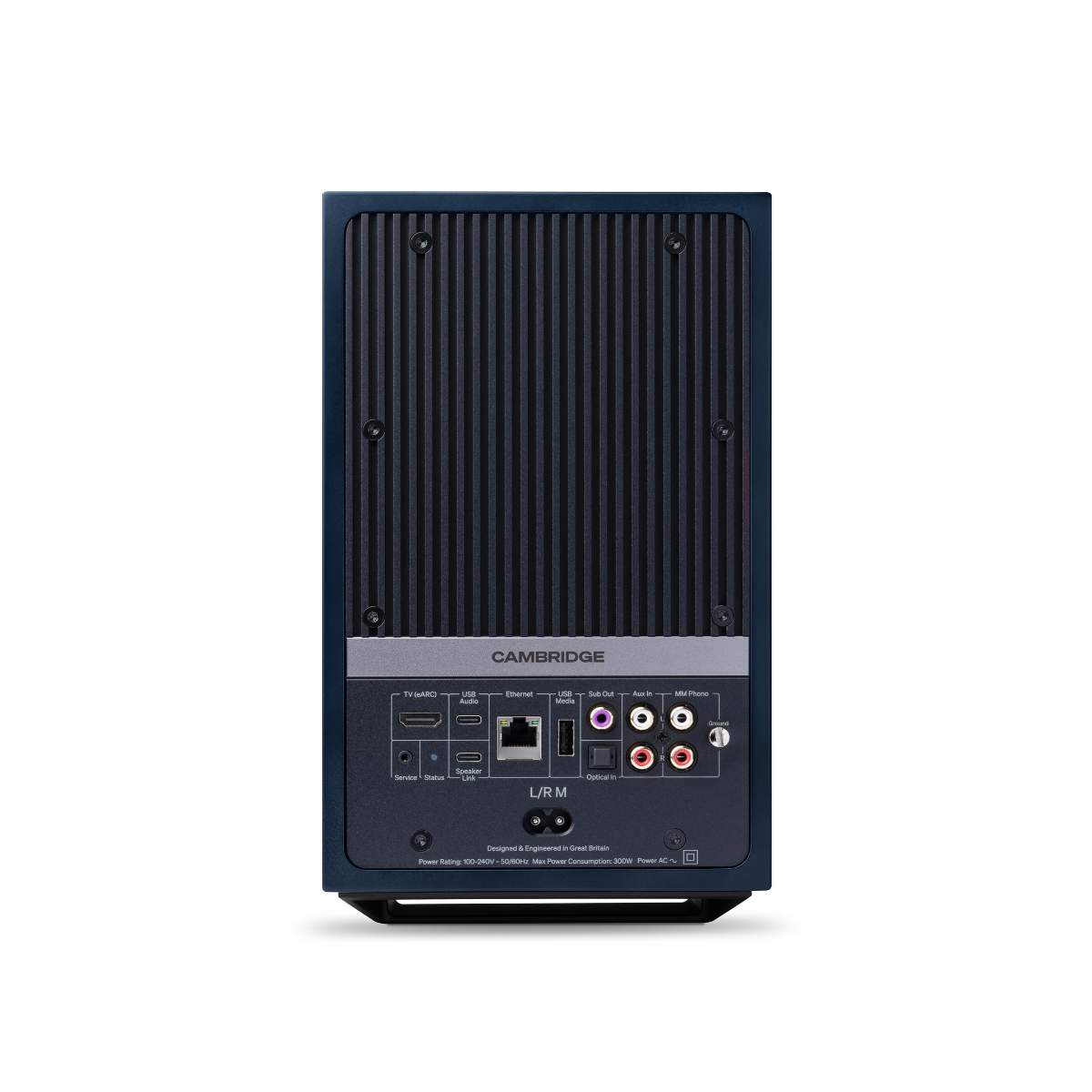 Blue Cambridge Audio L/R M Compact Active Stereo Streaming Speakers 