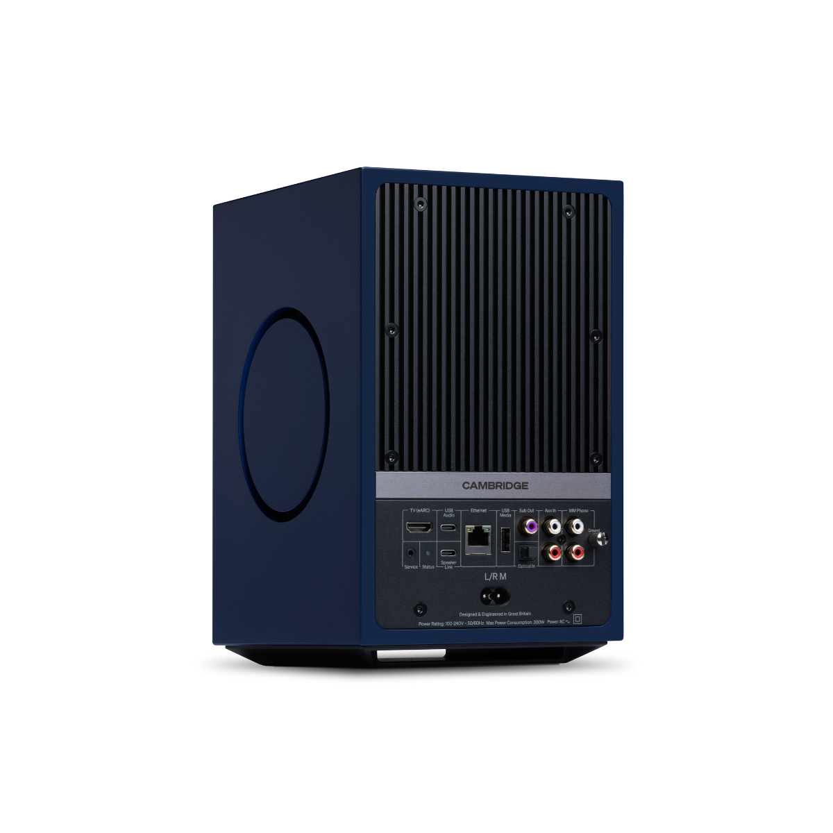 Blue Cambridge Audio L/R M Compact Active Stereo Streaming Speakers 