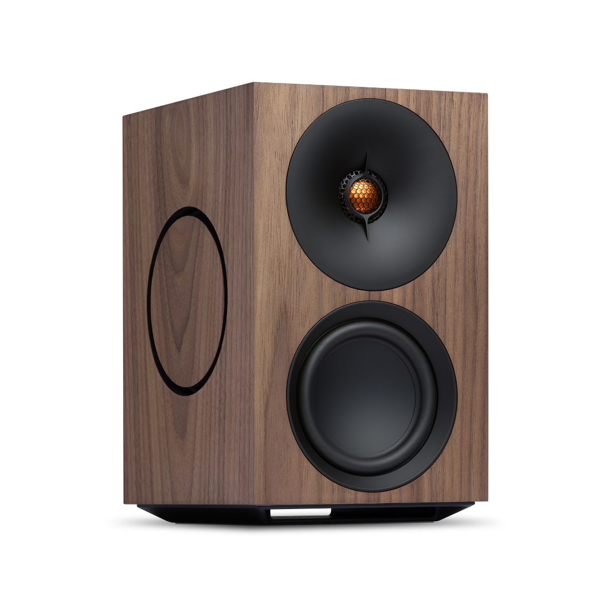 Walnut Cambridge Audio L/R M Compact Active Stereo Streaming Speakers 