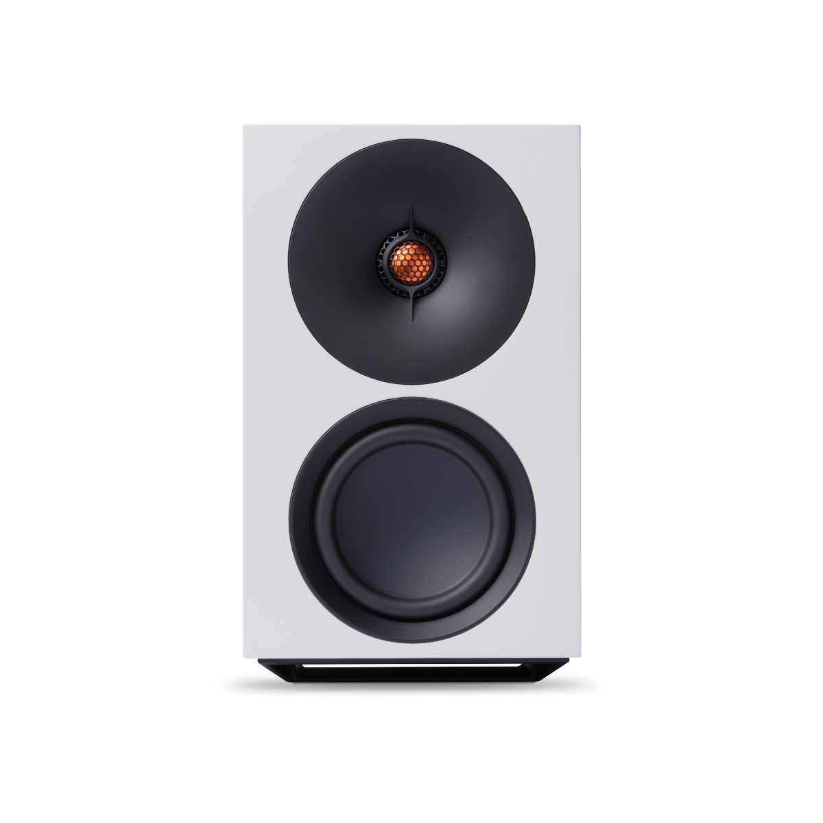 White Cambridge Audio L/R M Compact Active Stereo Streaming Speakers 