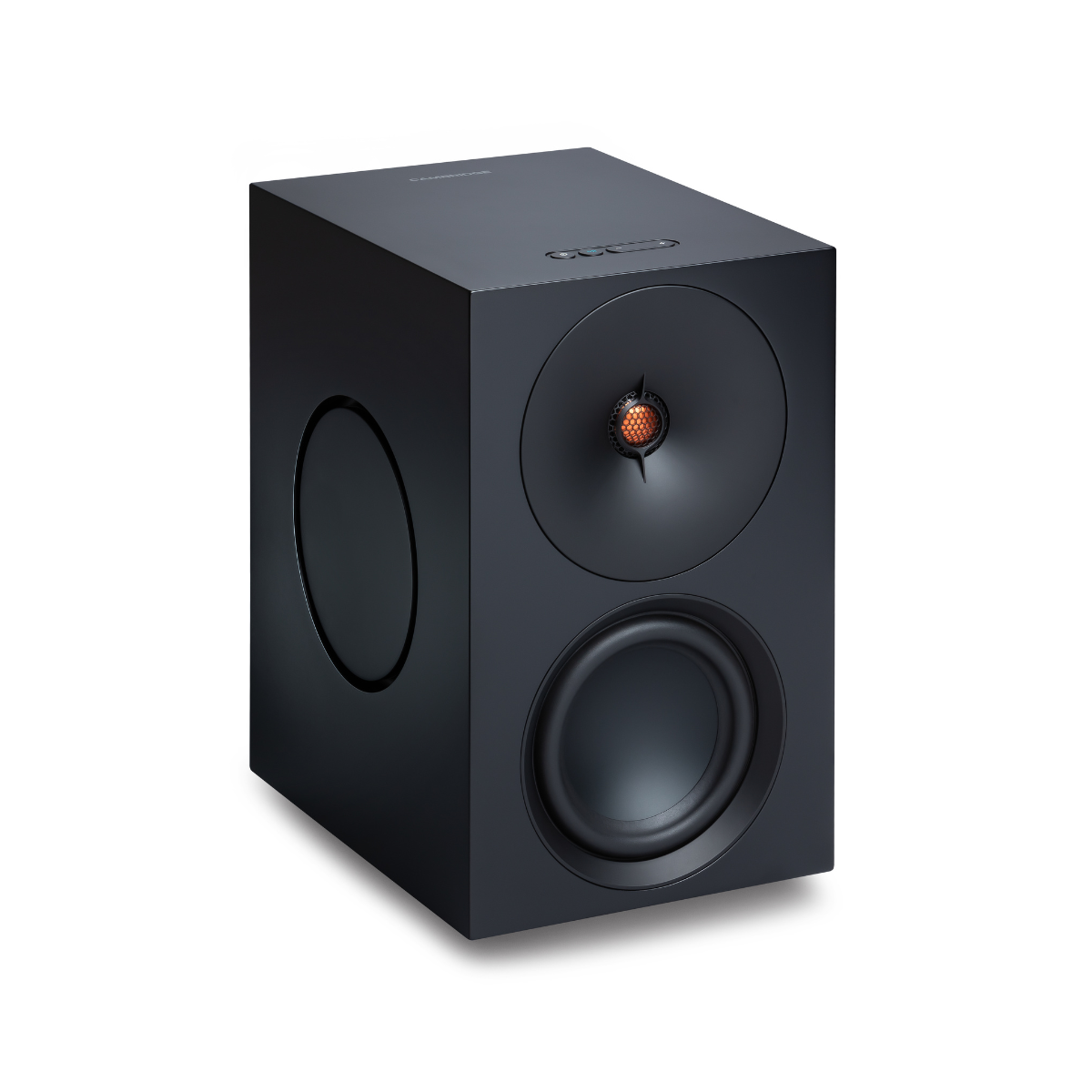 Black Cambridge Audio L/R X Advanced active stereo streaming speakers