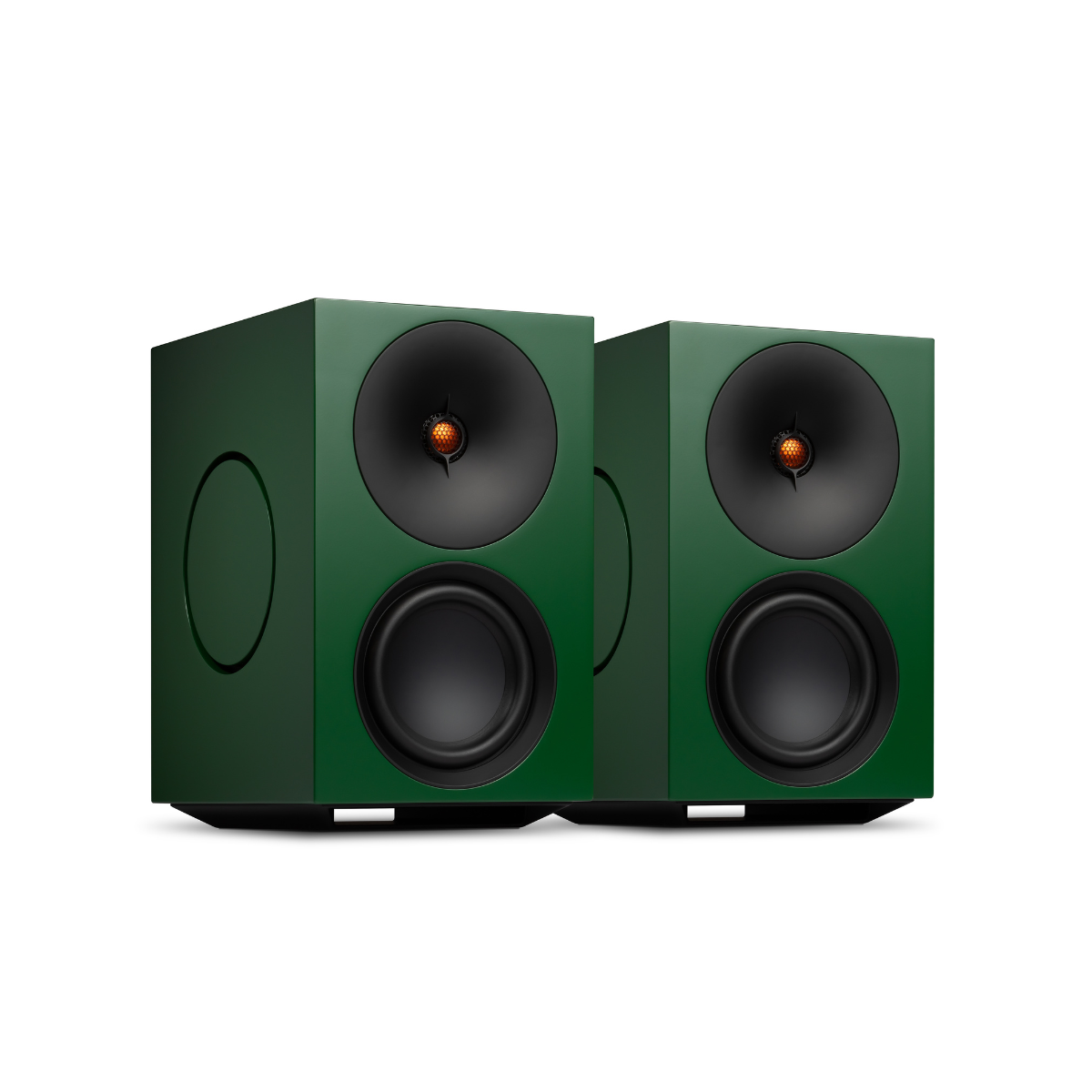 Green Cambridge Audio L/R X Advanced active stereo streaming speakers 