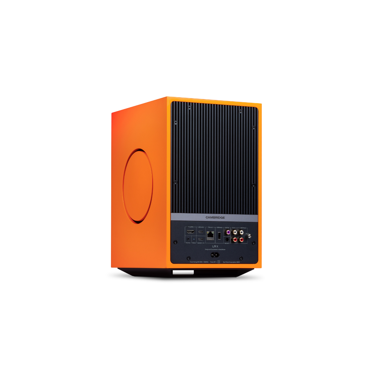 Orange Cambridge Audio L/R X Advanced active stereo streaming speakers 