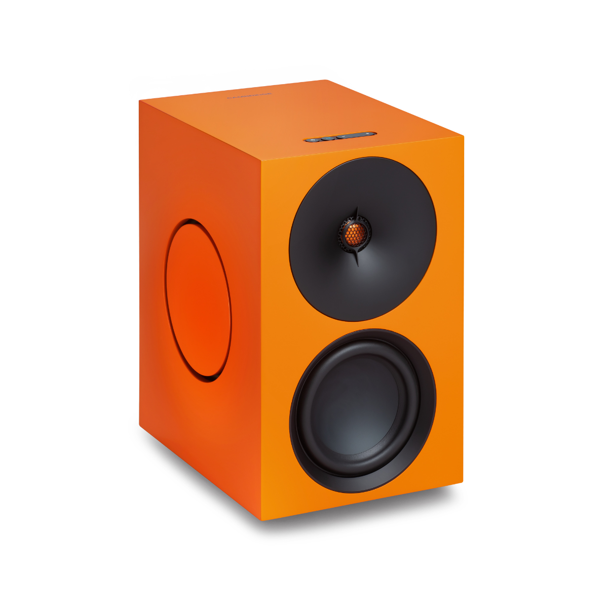 Orange Cambridge Audio L/R X Advanced active stereo streaming speakers 