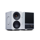 Pair of white Cambridge Audio L/R X Advanced active stereo streaming speakers 