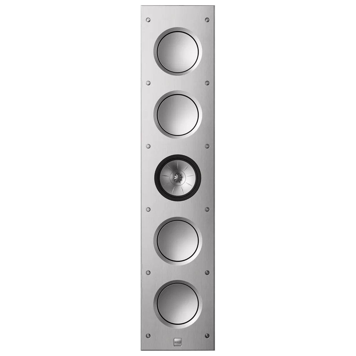 KEF CI5160RLM-THX Extreme In-Wall THX Ultra2 Speaker - Silver - Each front view