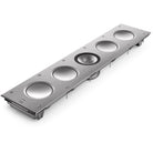 KEF CI5160RLM-THX Extreme In-Wall THX Ultra2 Speaker - Silver - Each angled side view