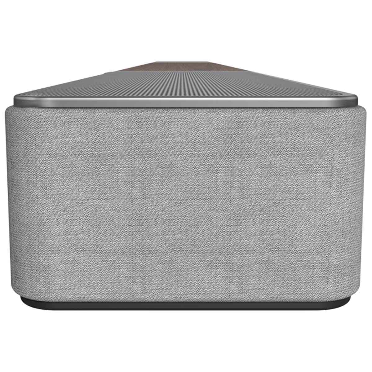 Klipsch Flexus Core 300 5.1.2-Channel Dobly Atmos Soundbar walnut side view