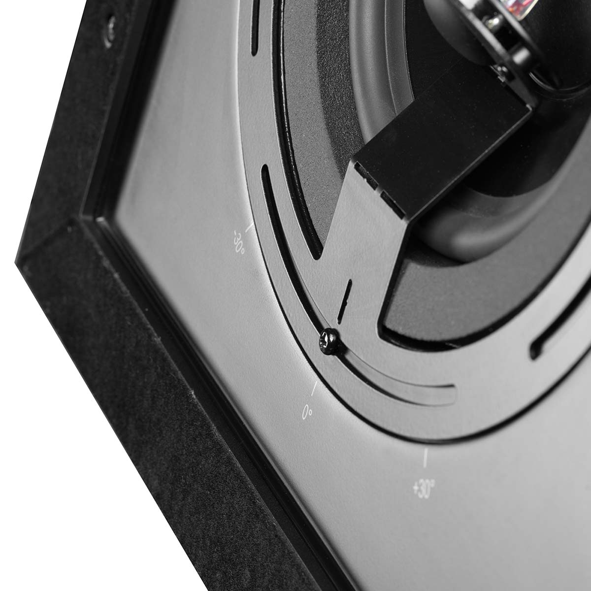Lyngdorf D-5 IC In-Ceiling Speaker detail close-up of adjustment angles