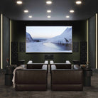 Lyngdorf D-60 In-Wall Speaker lifestyle view of unit in home theater room