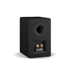 Black speaker on a white background