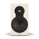 A DALI speaker with a natural oak-colored cabinet and black driver components, shown against a plain white background.