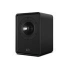 Wharfedale Denton 1S Speaker - single matte black without grille - angled front view