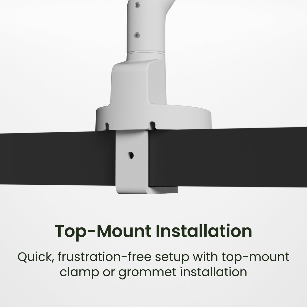 Kanto DM1 Single Monitor Desktop Mount for 17” - 40” Displays